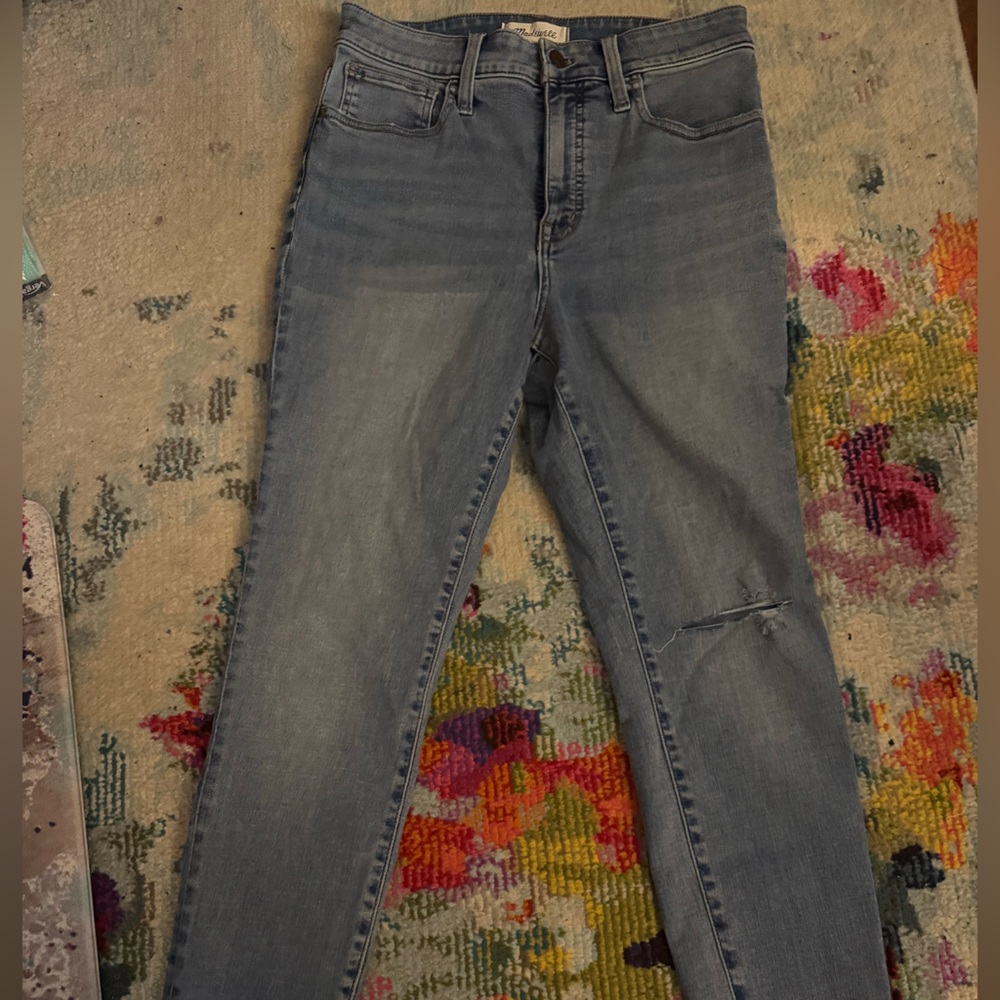 Madewell Women's Light Blue Straight Leg Jeans